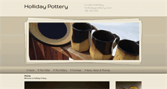 Desktop Screenshot of hollidaypottery.com