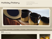 Tablet Screenshot of hollidaypottery.com